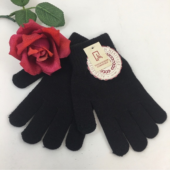 SO Black gloves touch screen compatible NWT - Picture 2 of 9